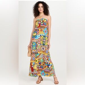 Seven Wonders Phaedra Maxi Dress in Italian Lemon Pattern